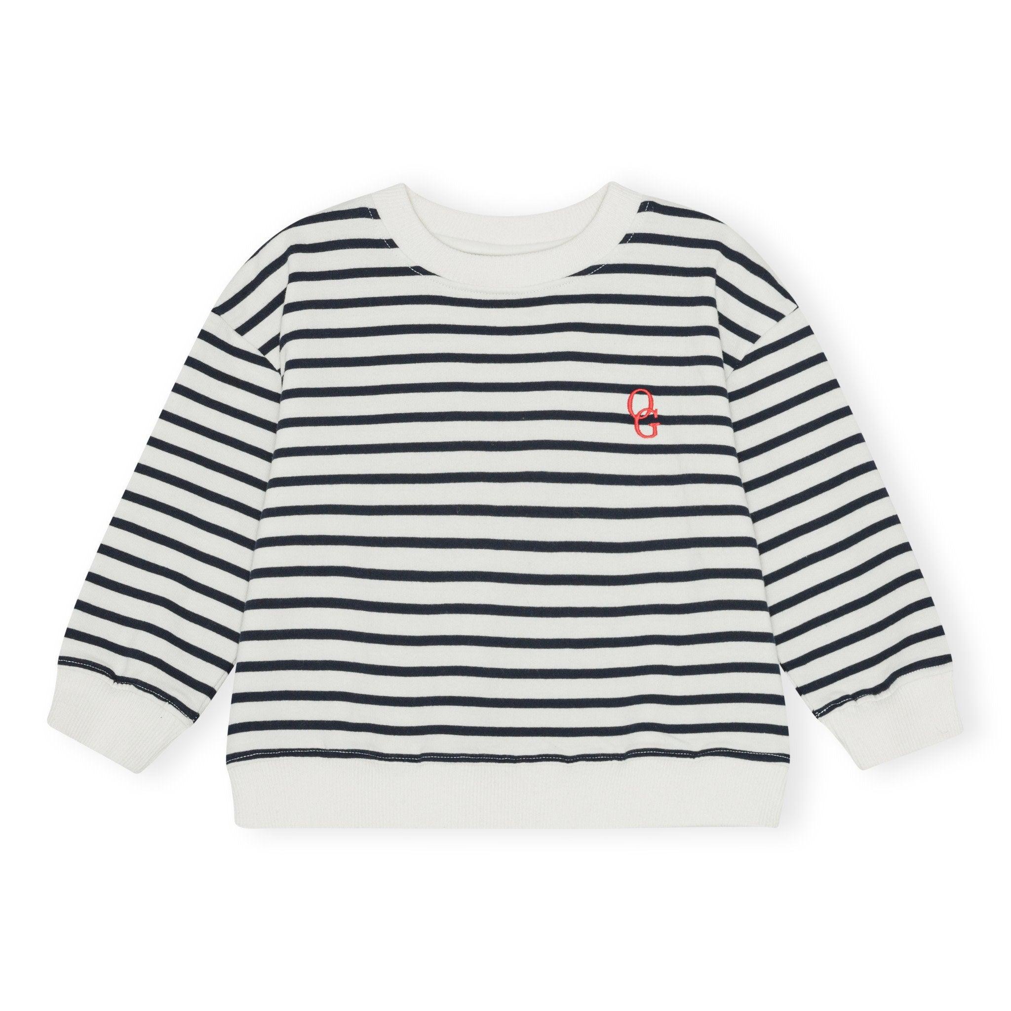 Sailor bluse - stribet sweatshirt