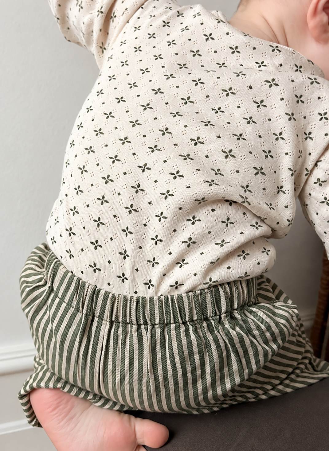 baby bukser - milkboy green