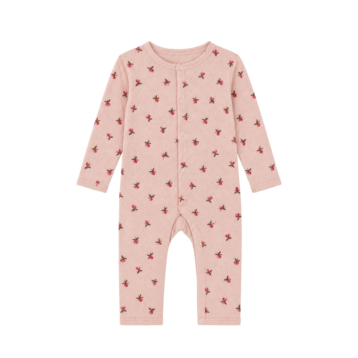 Pointelle body - fluffy bell blush