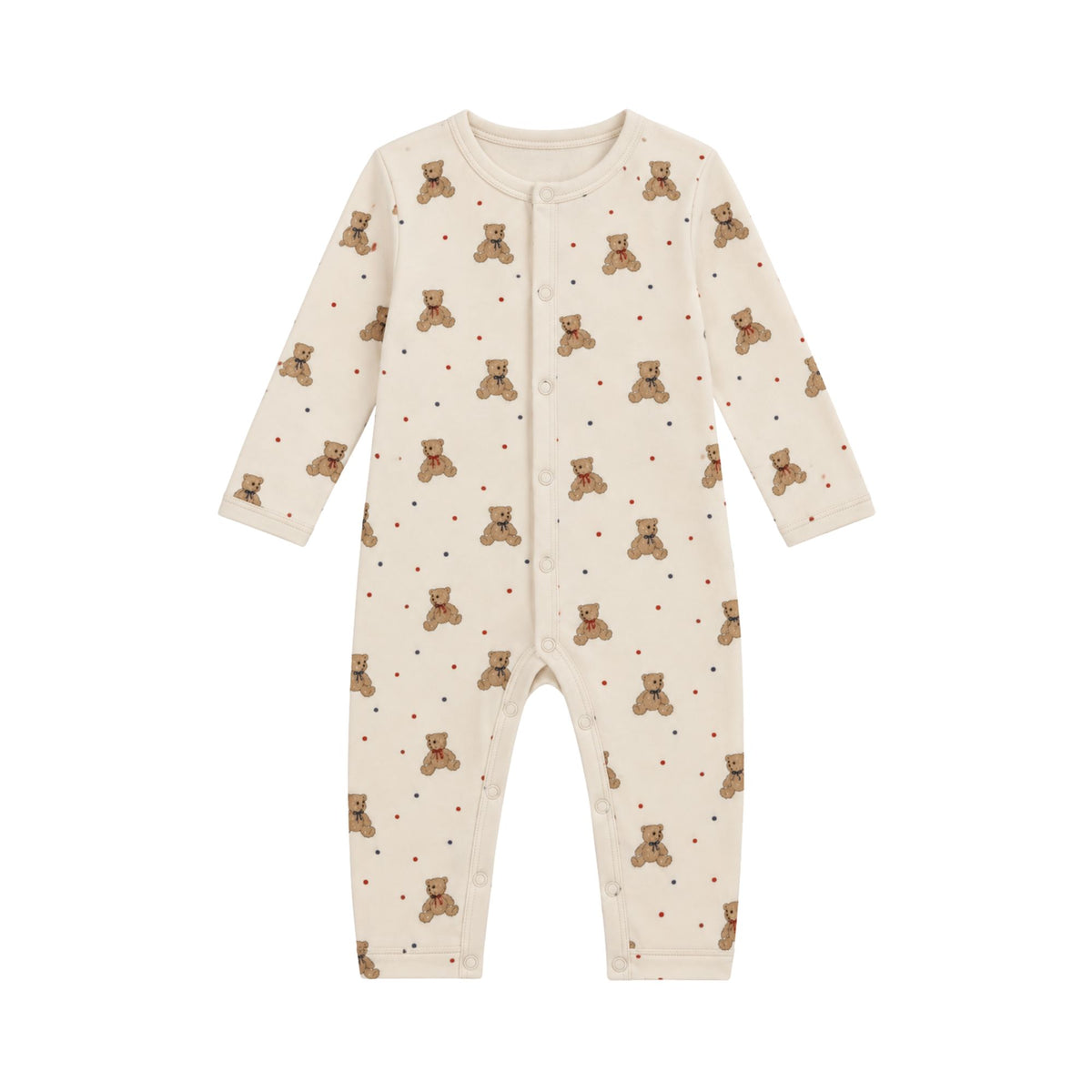 jersey onesie - teddy bear