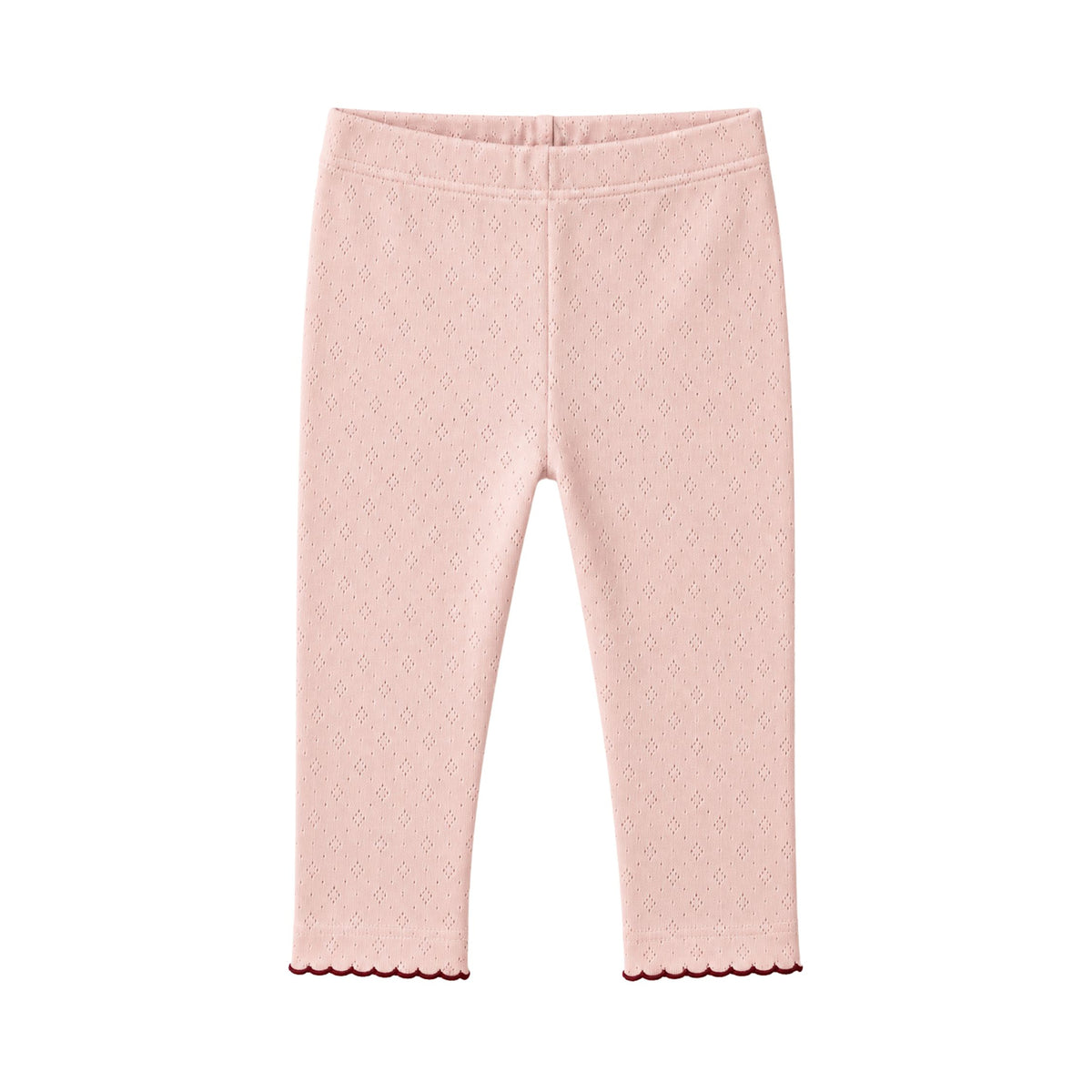 pointelle leggings - blush