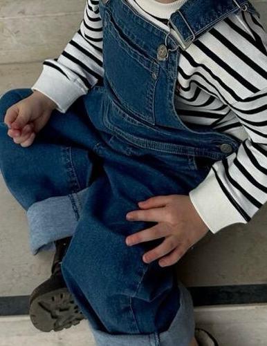 Denim overalls