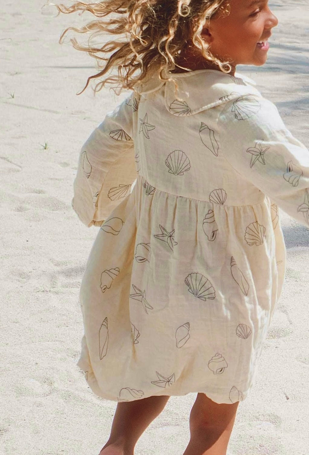 Seashell muslin kjole