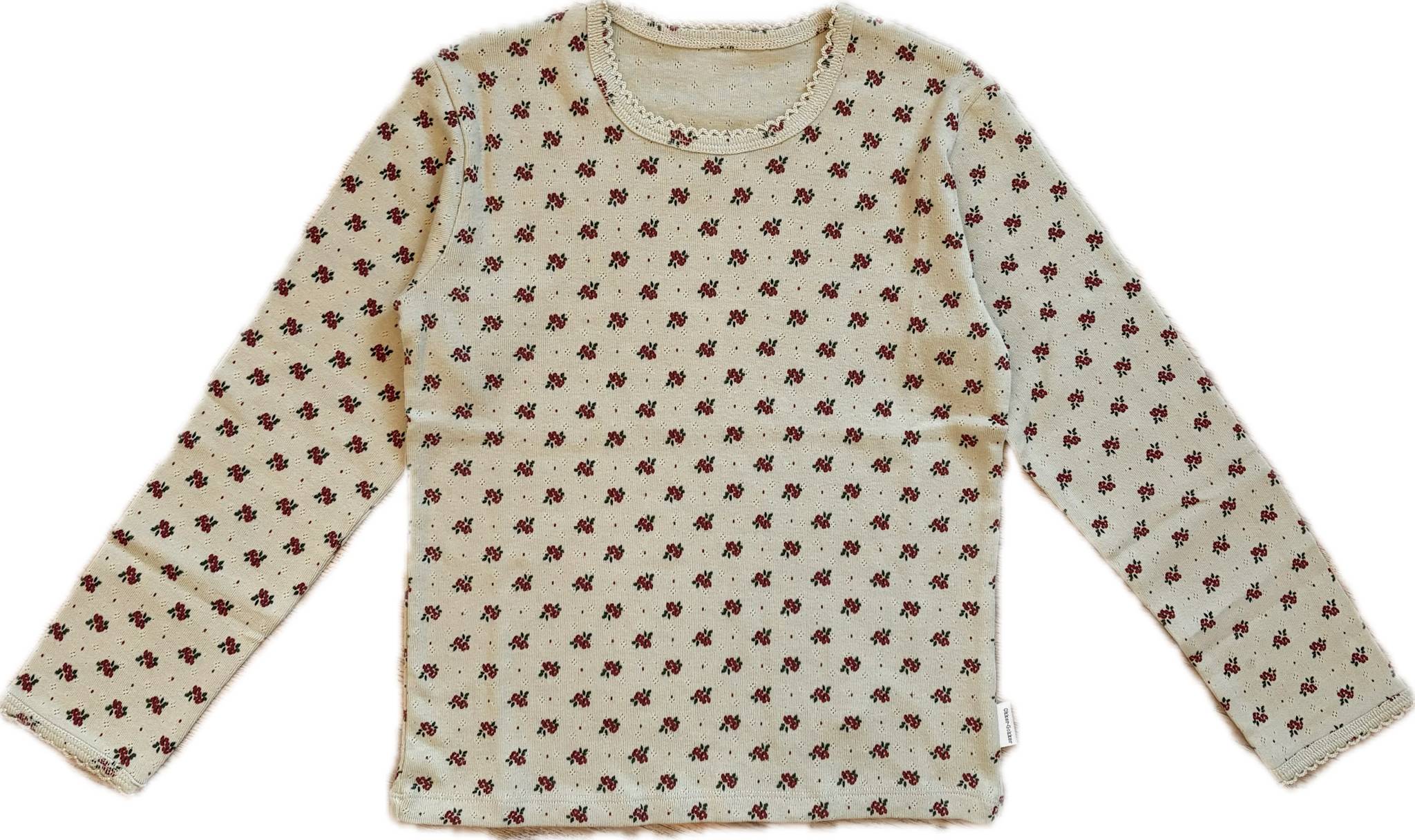 Pointelle bluse - autumn bloom