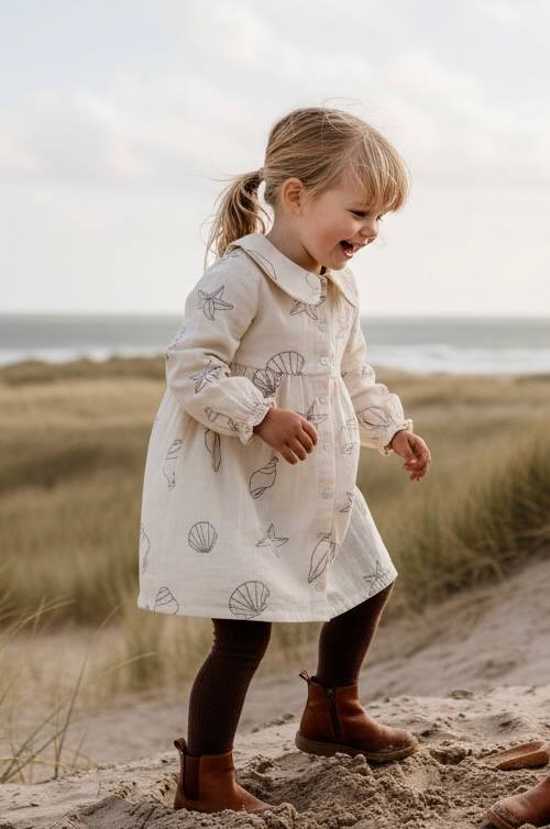 Seashell muslin kjole