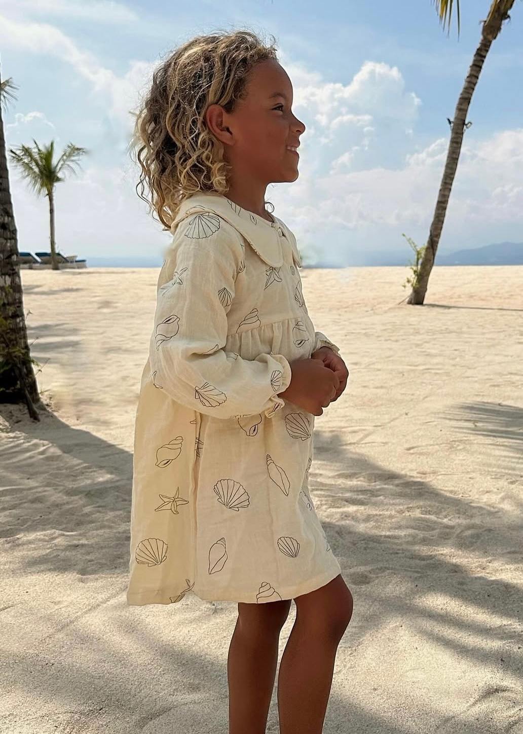 Seashell muslin kjole
