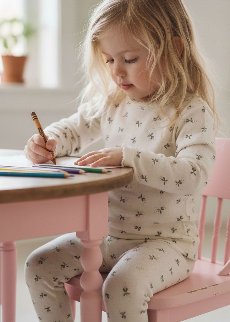 Pointelle bluse - fluffy bell green