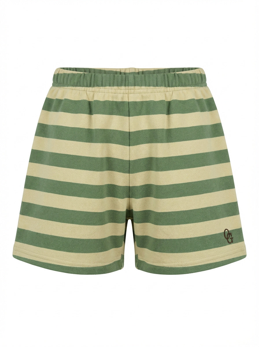 shorts - green stripe