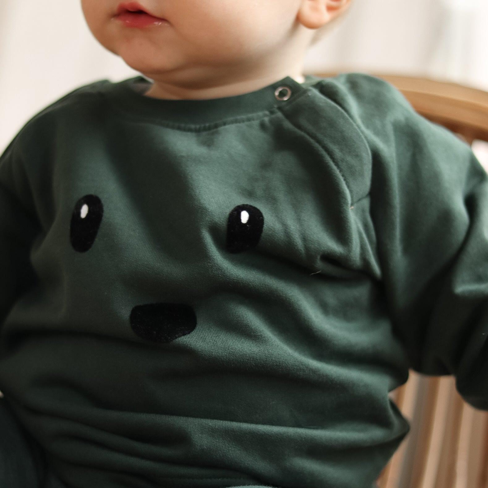 Louie sweat bluse - green