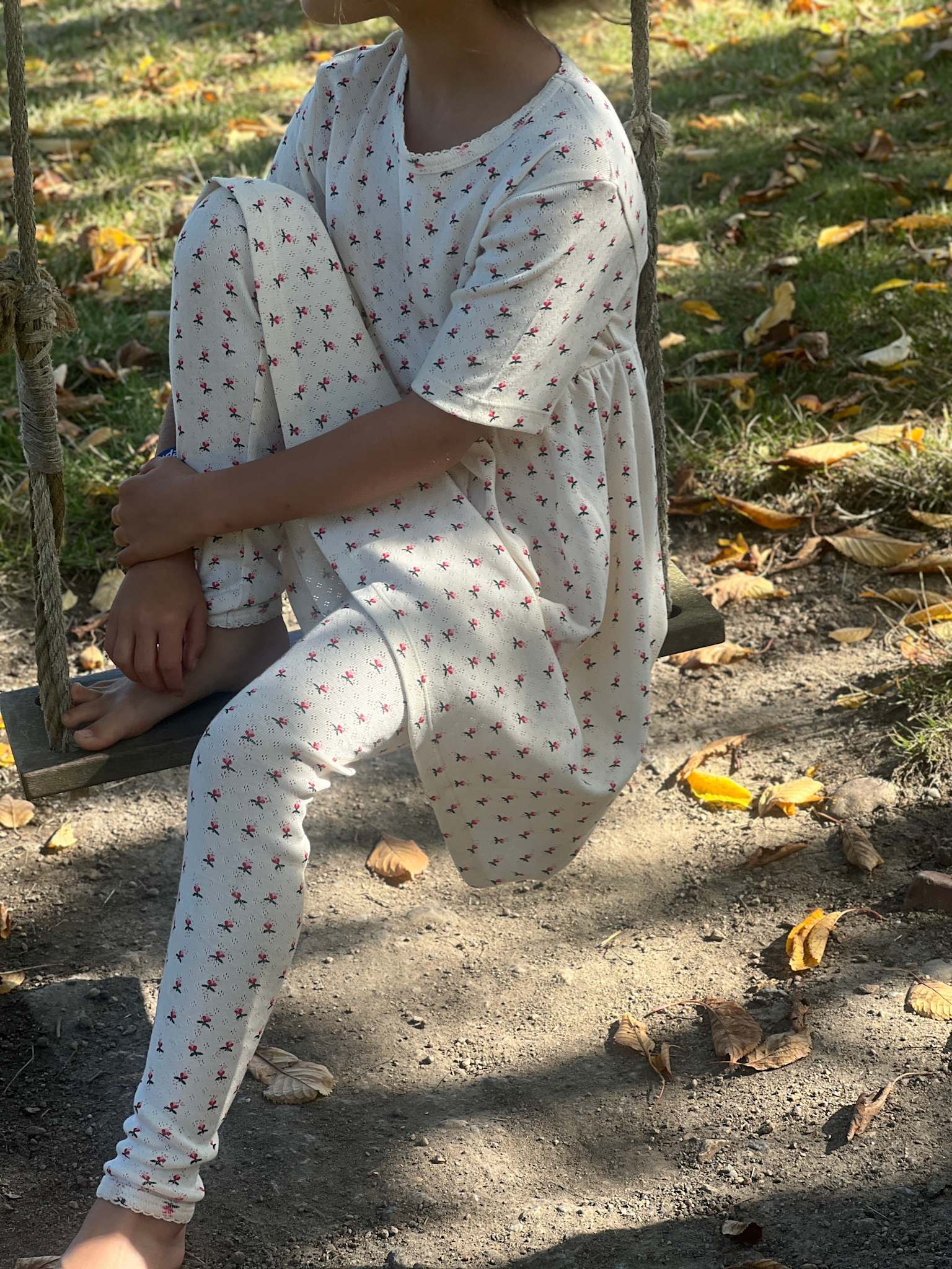 Pointelle kjole - fluffy bell red