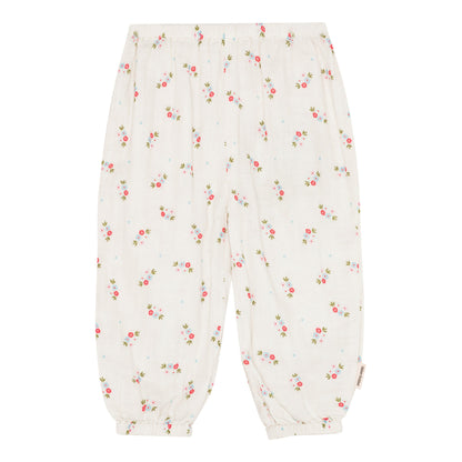 Muslin bukser - blue floral