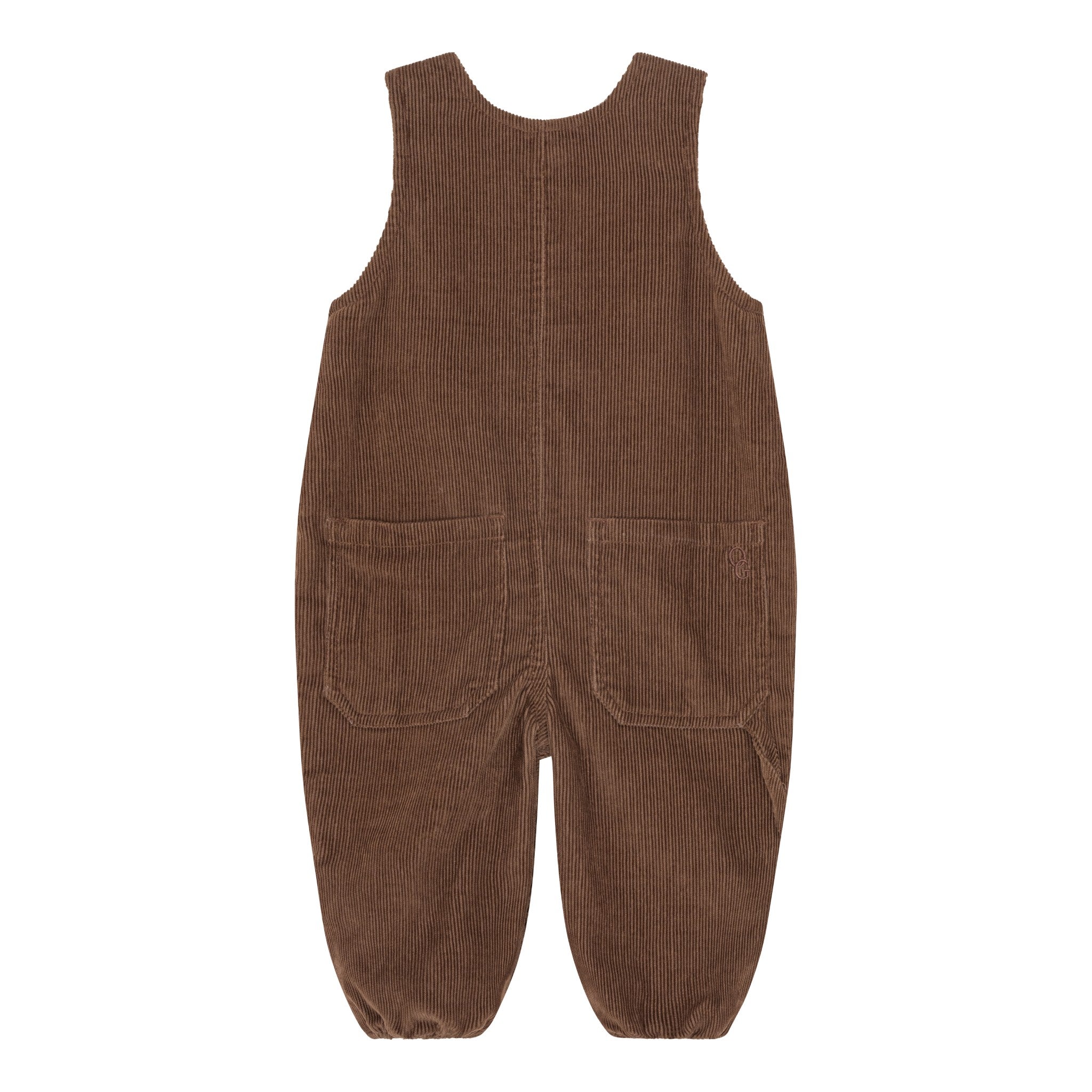 Fløjls overalls - chocolate brown