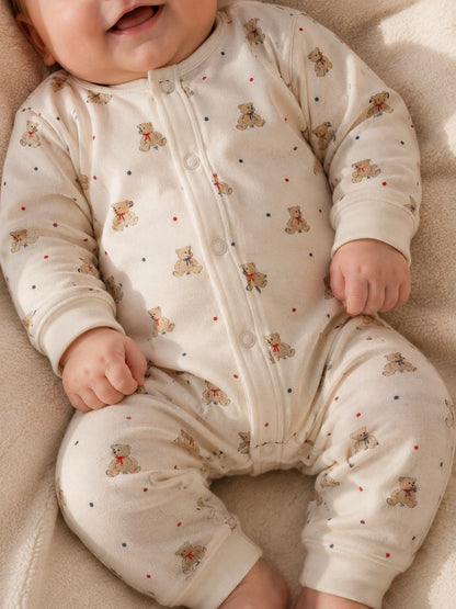 jersey onesie - teddy bear