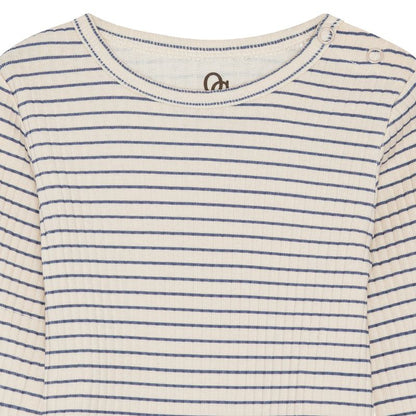 rib body - navy stripes