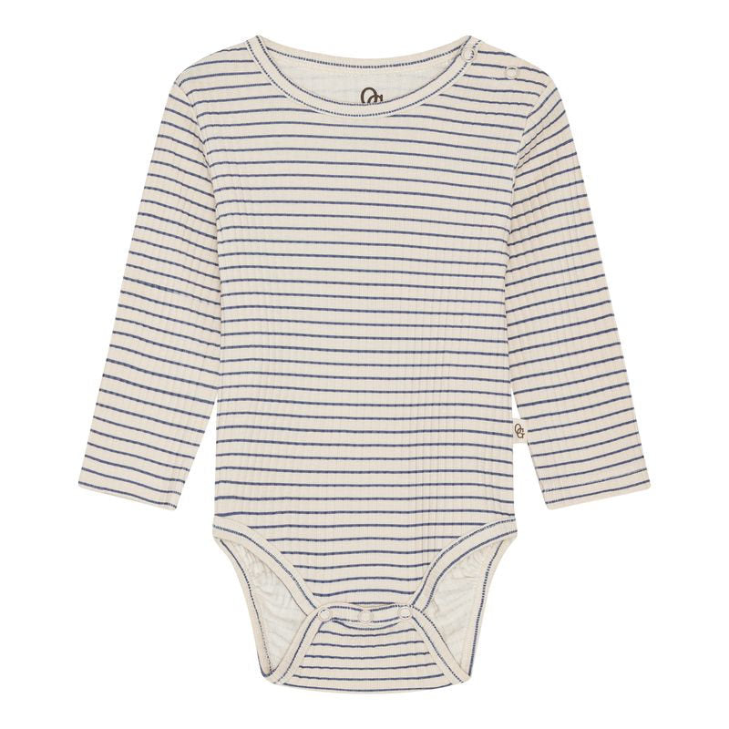 rib body - navy stripes