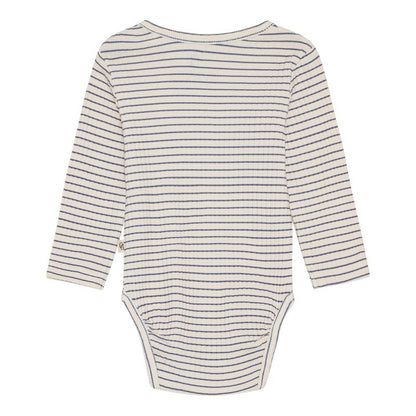 rib body - navy stripes