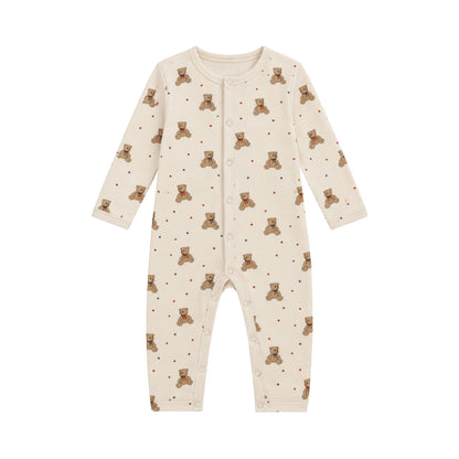 jersey onesie - teddy bear