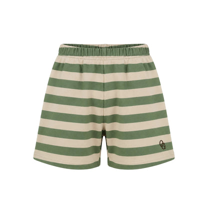shorts - green stripe