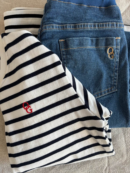 Pull up jeans