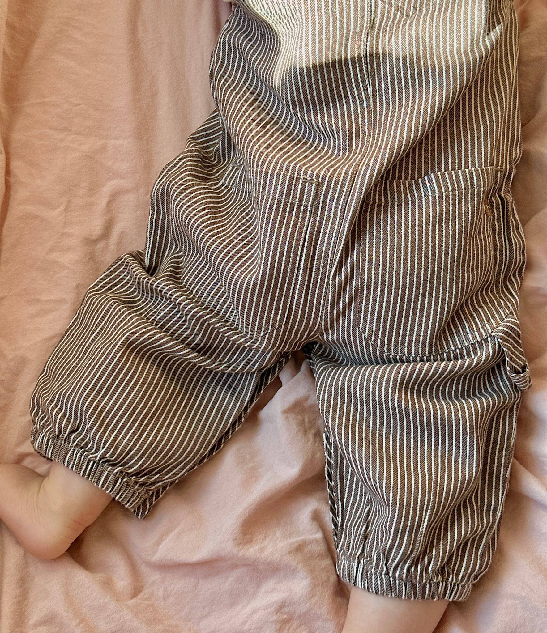 Baby overalls - milkboy brown