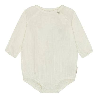 Muslin romper - mountain blue