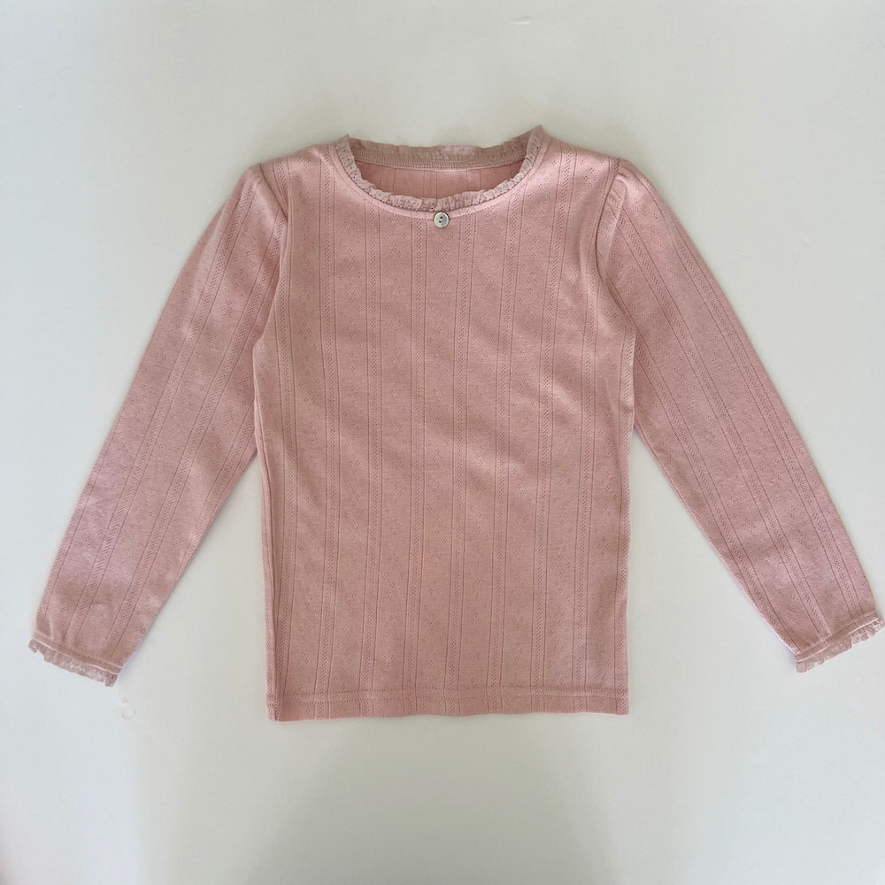 Pointelle bluse
