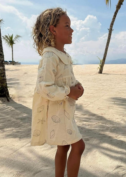 Seashell muslin kjole