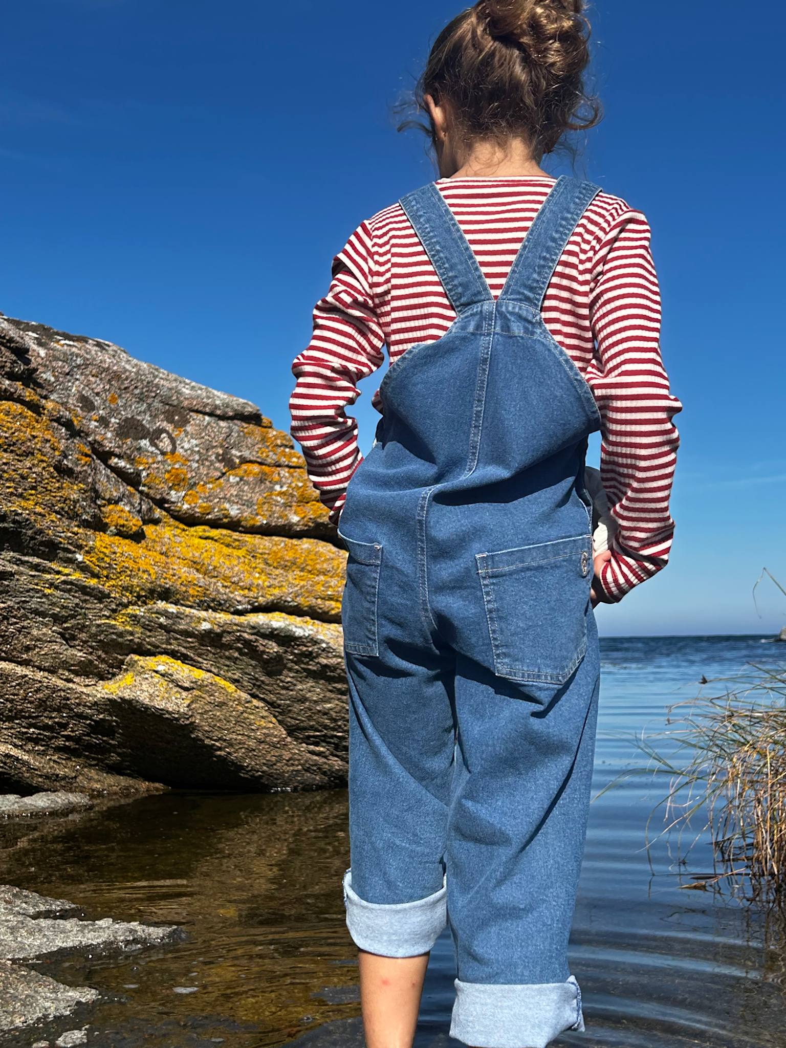 Denim overalls