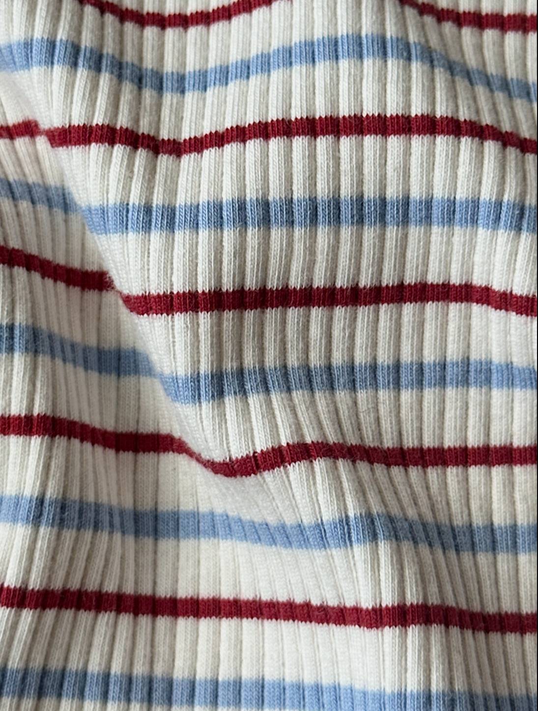 rib body - seaside stripe