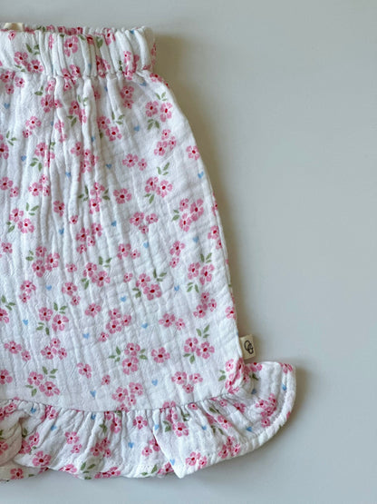 muslin shorts - blossom bliss