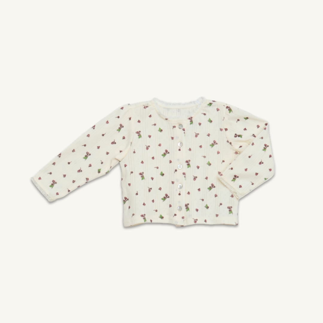 Berry cardigan