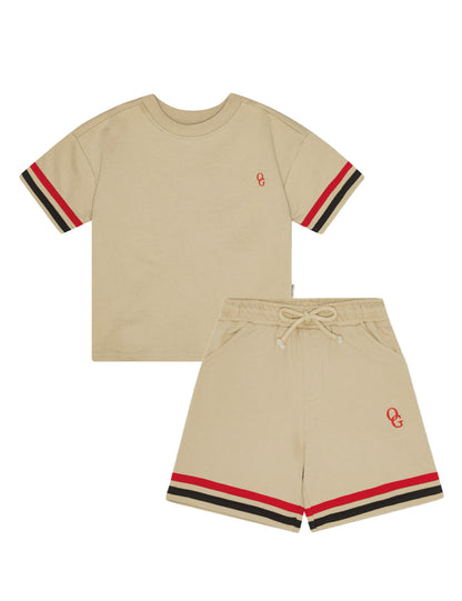 Summer sweat shorts - sand