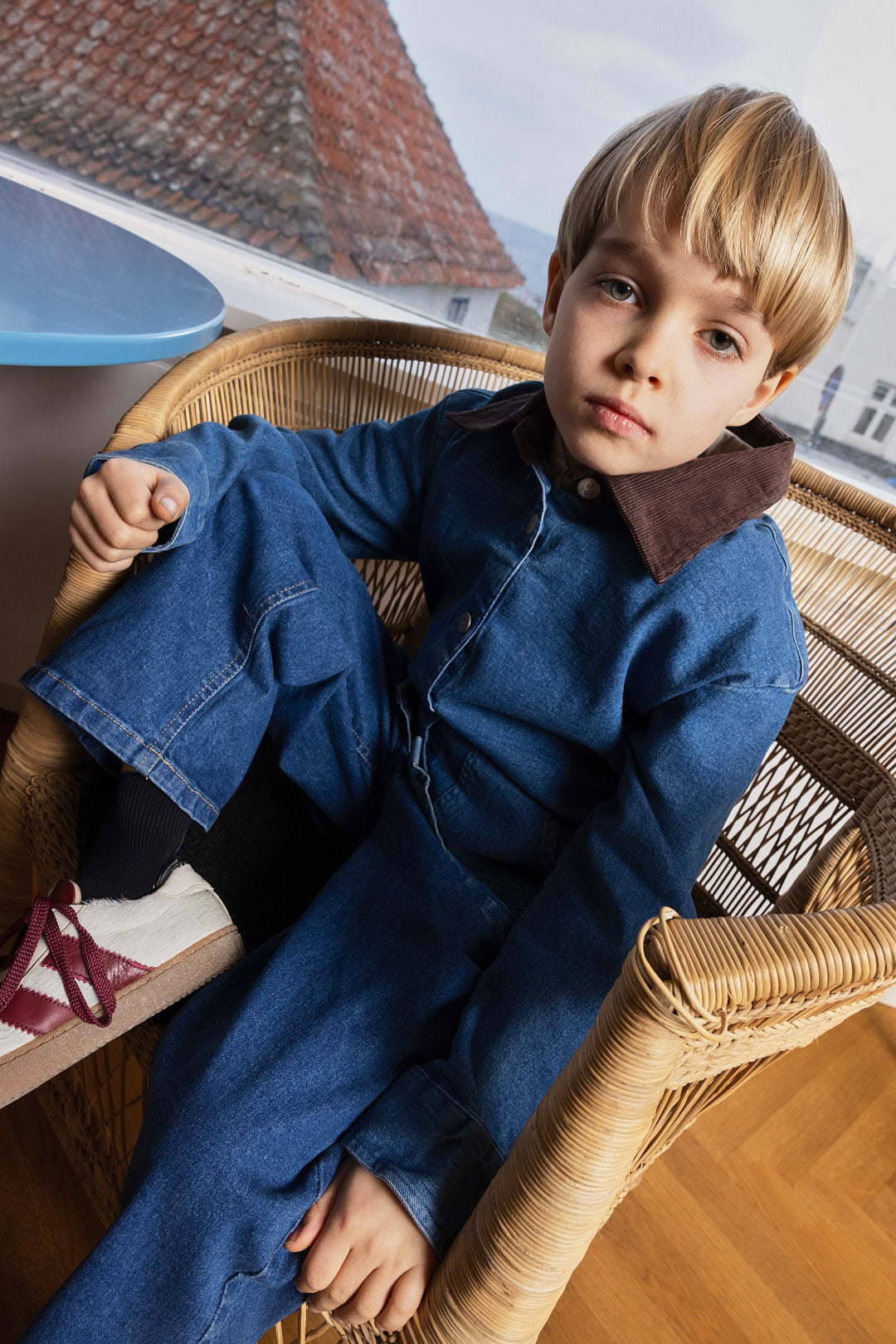 Denim Overshirt - washed blue