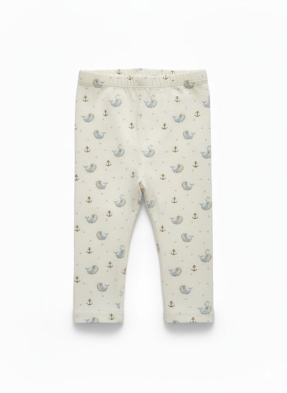Baby whale leggings