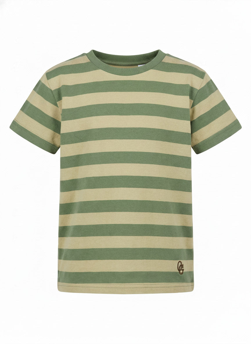 t-shirt - green stripe