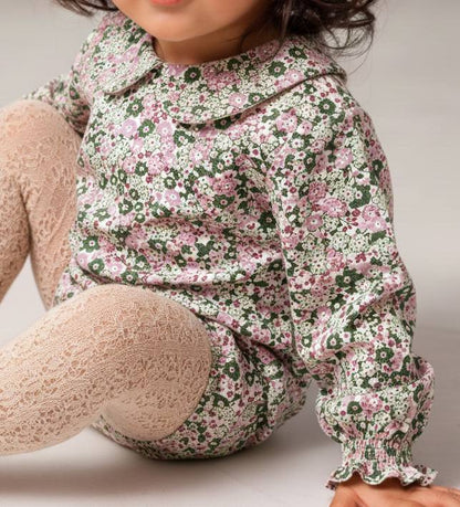 romper - poppy spring