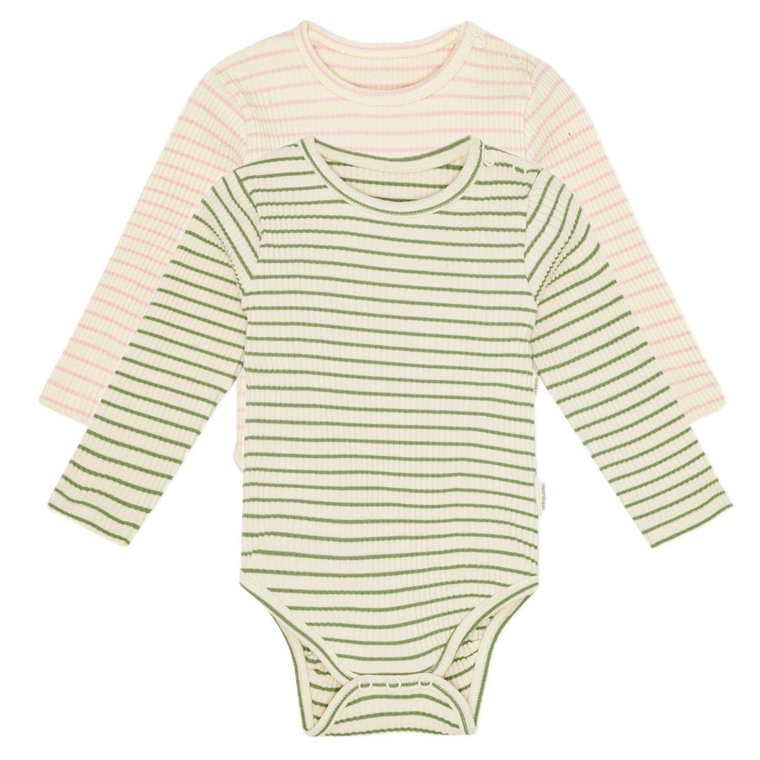 chunky rib body - artichoke eller rosey stripes
