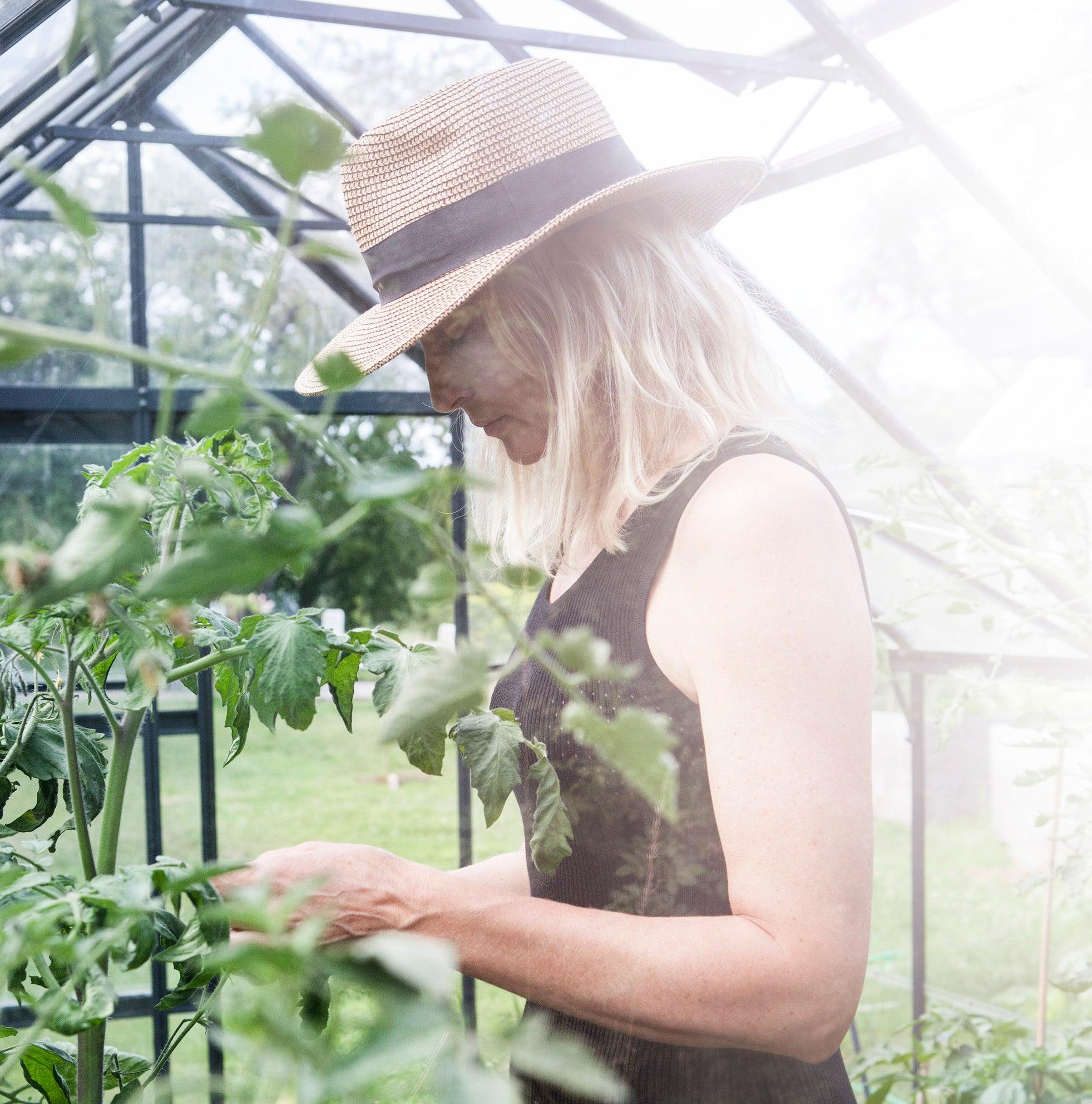 Gudrun økologisk tanktop rose, dame - Okker-Gokker Organic
