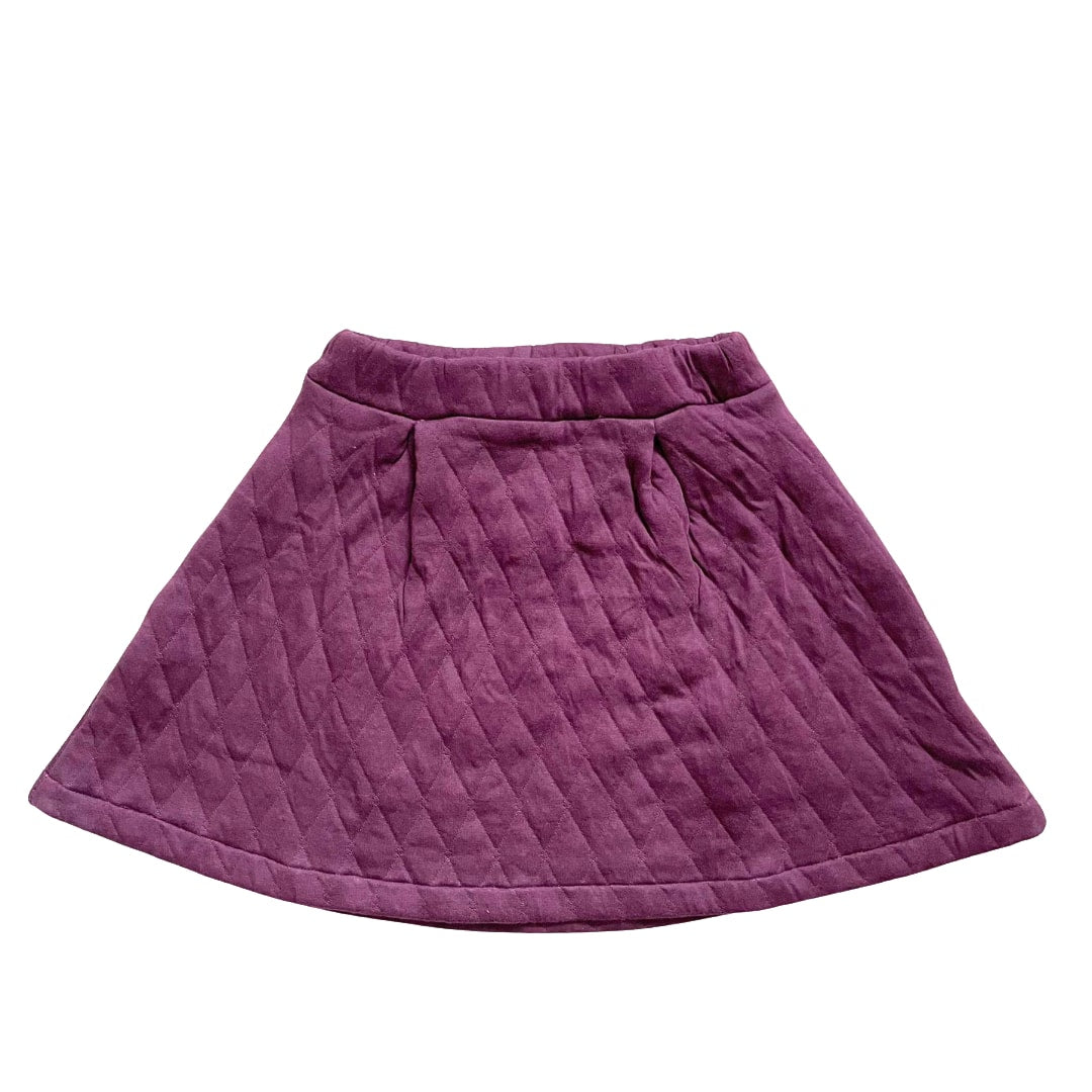 Harlow quiltet nederdel - aubergine